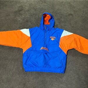 90s NY Knicks puffer jacket Logo 7 size L
